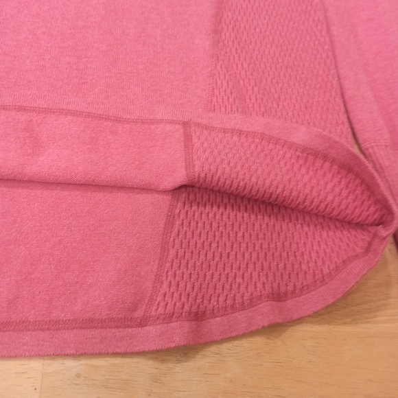 .Eddie Bauer Sweater Mens L Soft Red Quarter Zip Cable Knit Pullover Preppy - Picture 8 of 16